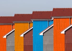 Detail of Colorful Houses